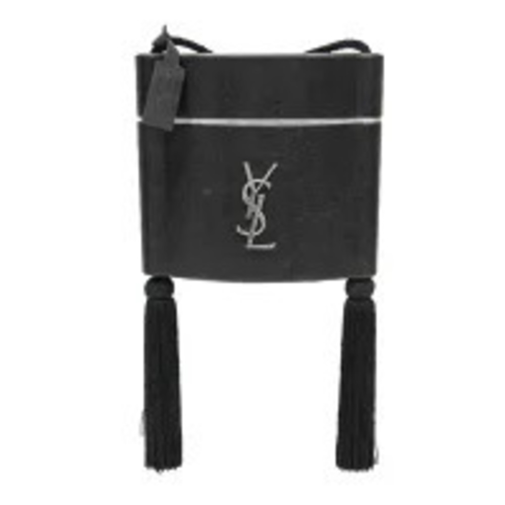 Saint Laurent Opium Leather Shoulder Bag Black